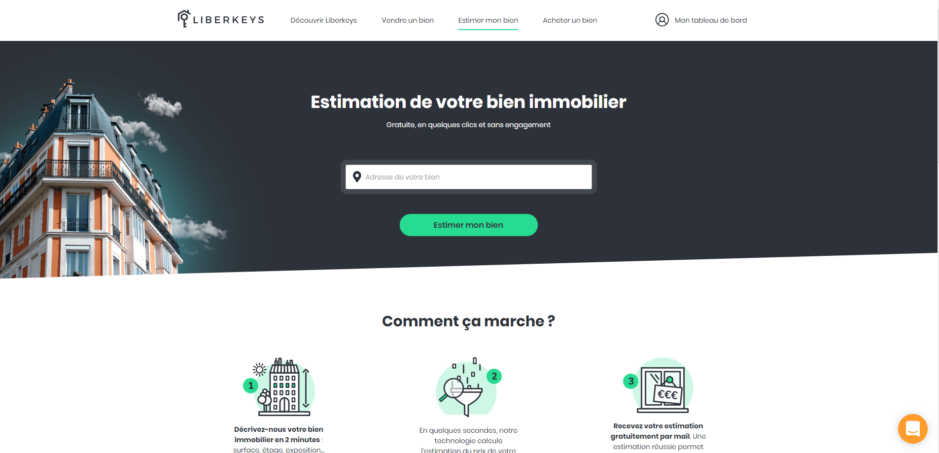 Les outils d'estimation en ligne
