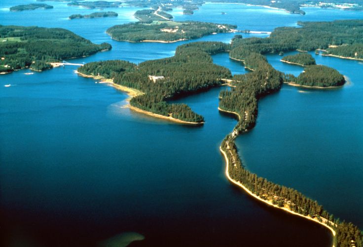 les lacs de Finlande